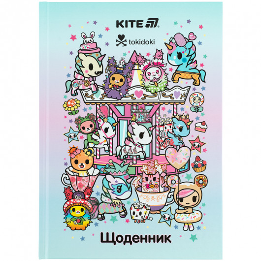 Школьный дневник, твёрдая обложка, Tokidoki (TK25-262) Kite - фото 1