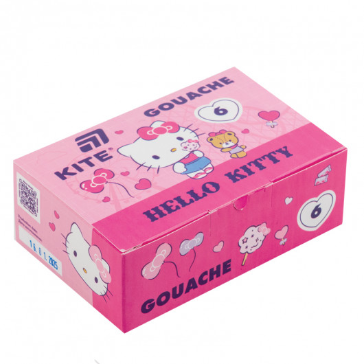 Гуашь, 6 цв., 20мл Hello Kitty (HK25-062) Kite - фото 1