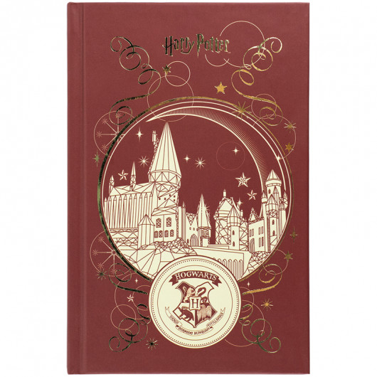 Книга записная твердая обложка А6, 80 лист., кл., Harry Potter (HP25-199) Kite - фото 1