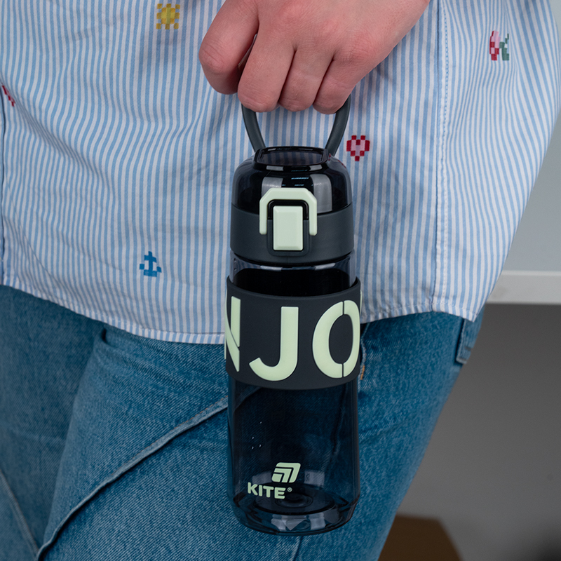 Бутылочка для воды, 550 мл, серая (K25-1232-1) Kite - фото 1
