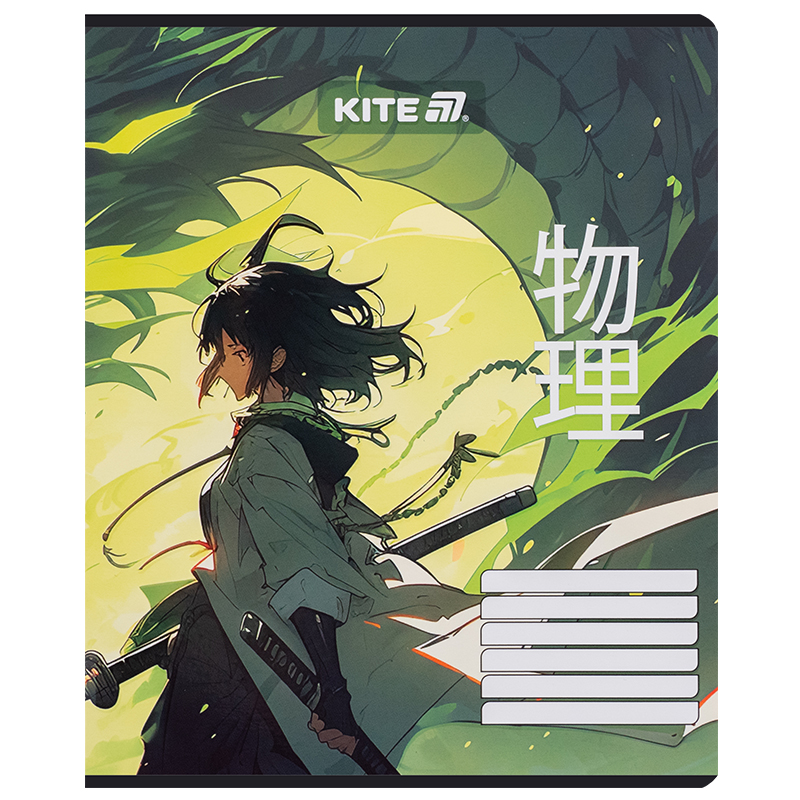 Зошит 18 арк., лін., софт-тач + УФ лак, Kite Anime (K25-237-1) Kite - фото 2