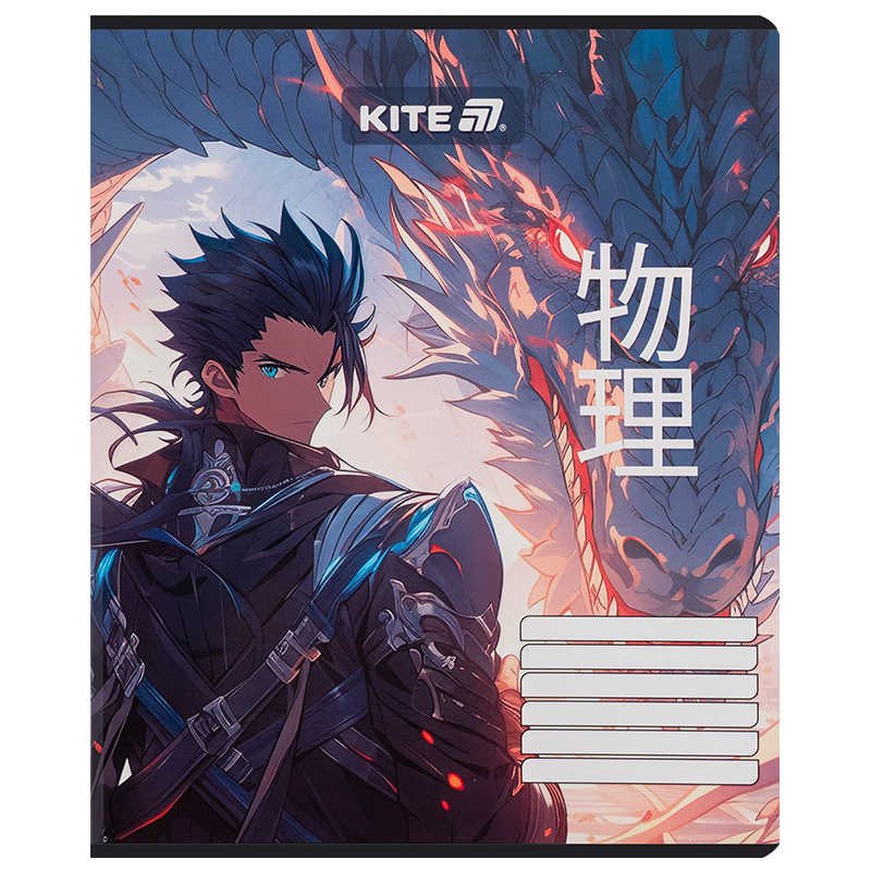 Зошит 18 арк., лін., софт-тач + УФ лак, Kite Anime (K25-237-1) Kite - фото 8