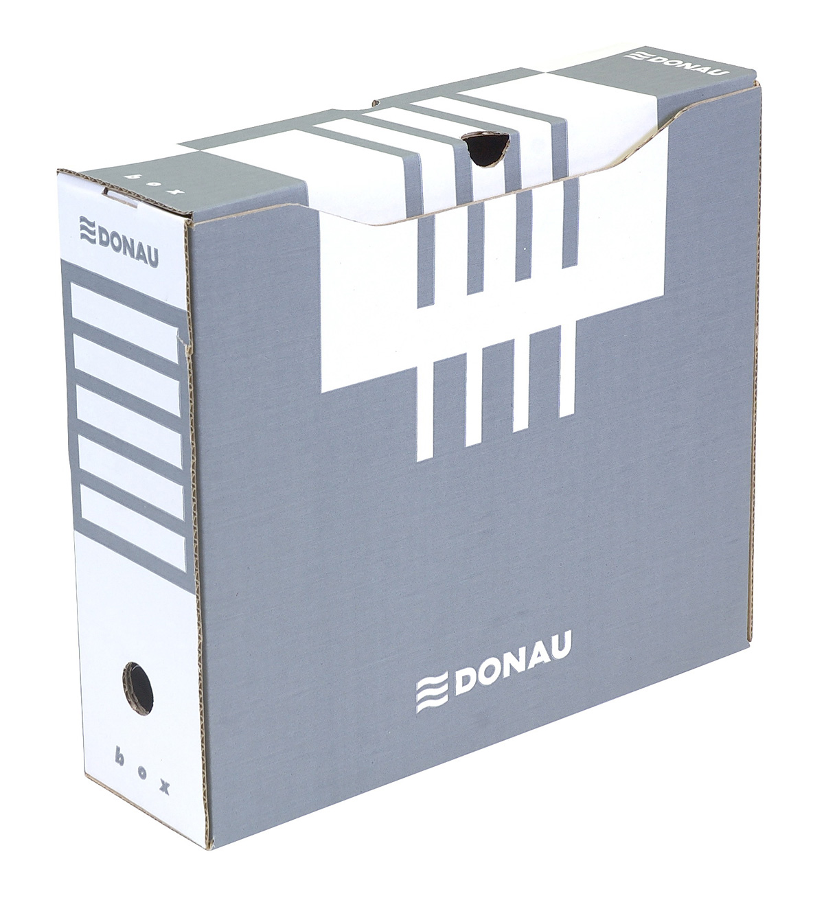Коробка архивная А4 100мм., сер. DONAU - фото 1