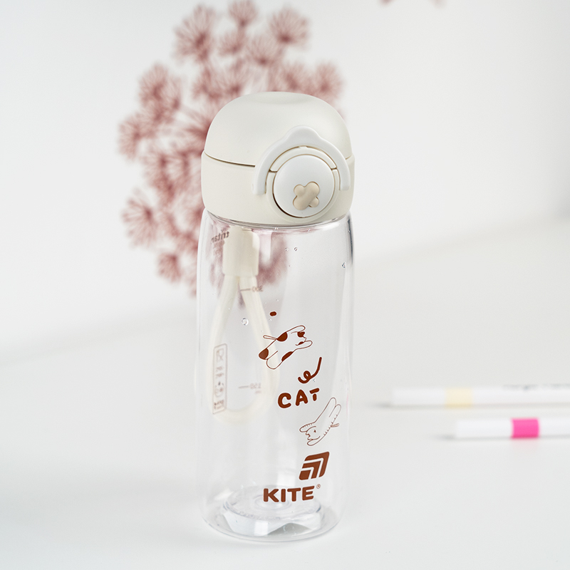 Бутылочка для воды, 480 мл, белая (K25-1236-1) Kite - фото 1
