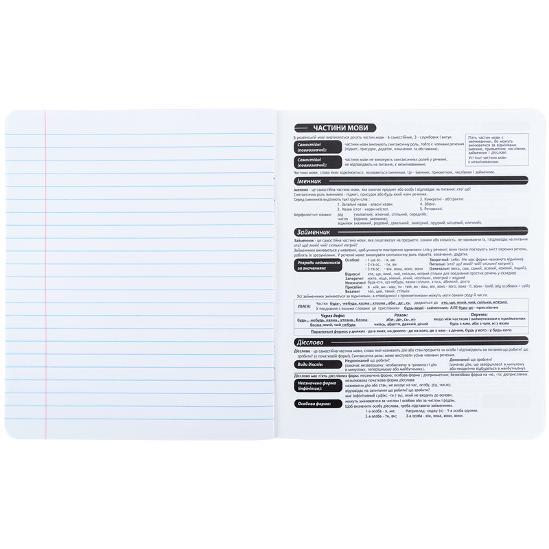 Предметная тетрадь 24 лист., лин. , софт тач+УФ, Bright, укр (K25-240-19) Kite - фото 3