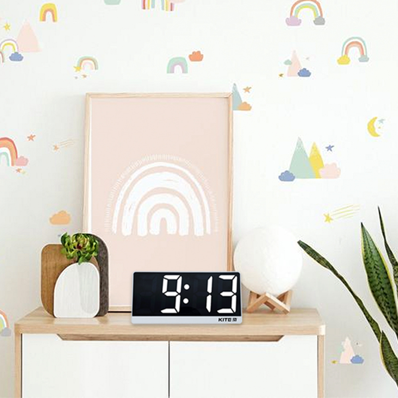 Годинник електронний цифровий, білий Kite - фото 2