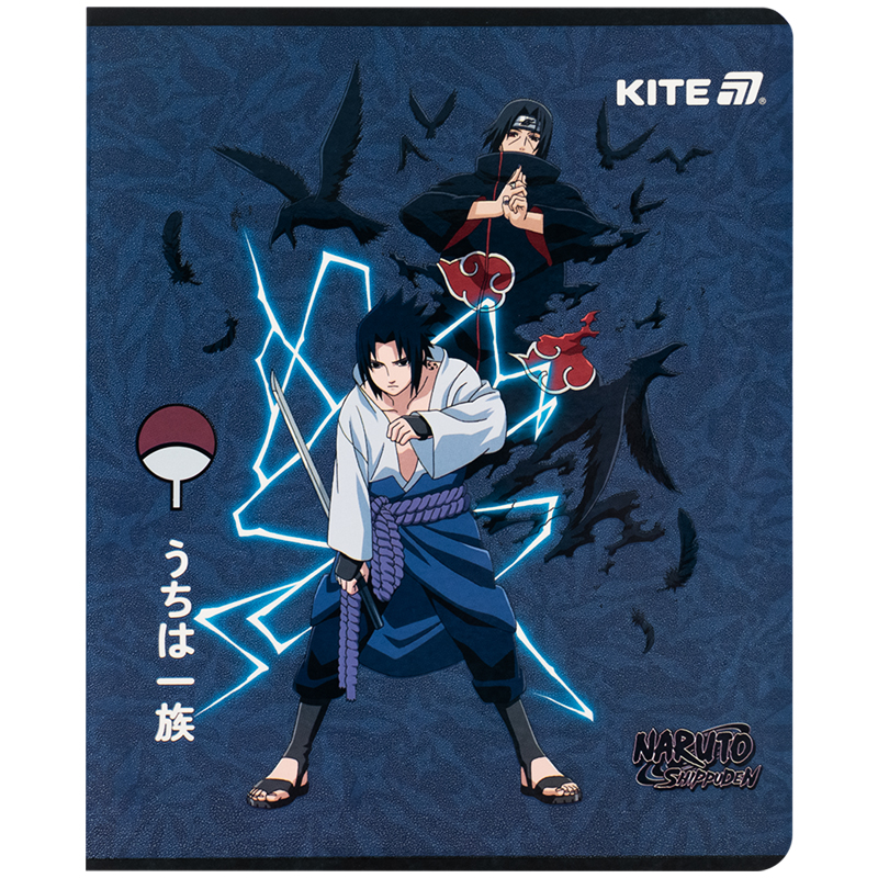 Тетрадь 24 лист., кл., гибр. лак + УФ лак, Naruto Shippuden (NR25-238) Kite - фото 5
