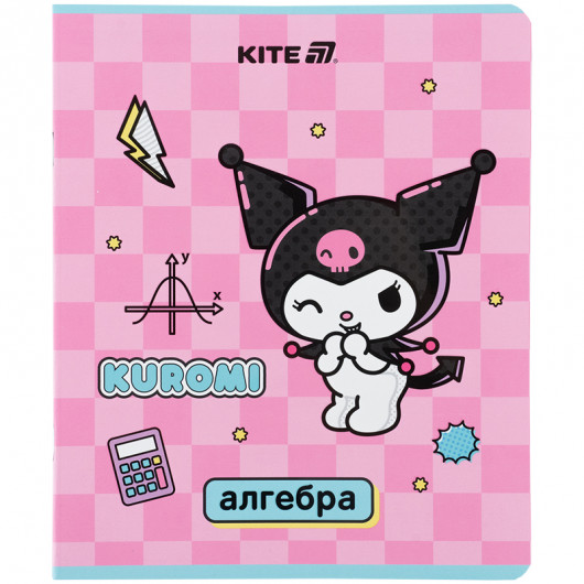 Предметная тетрадь 48 лист., кл, софт тач+УФ, Hello Kitty, алгебра (HK25-240-3) Kite - фото 1