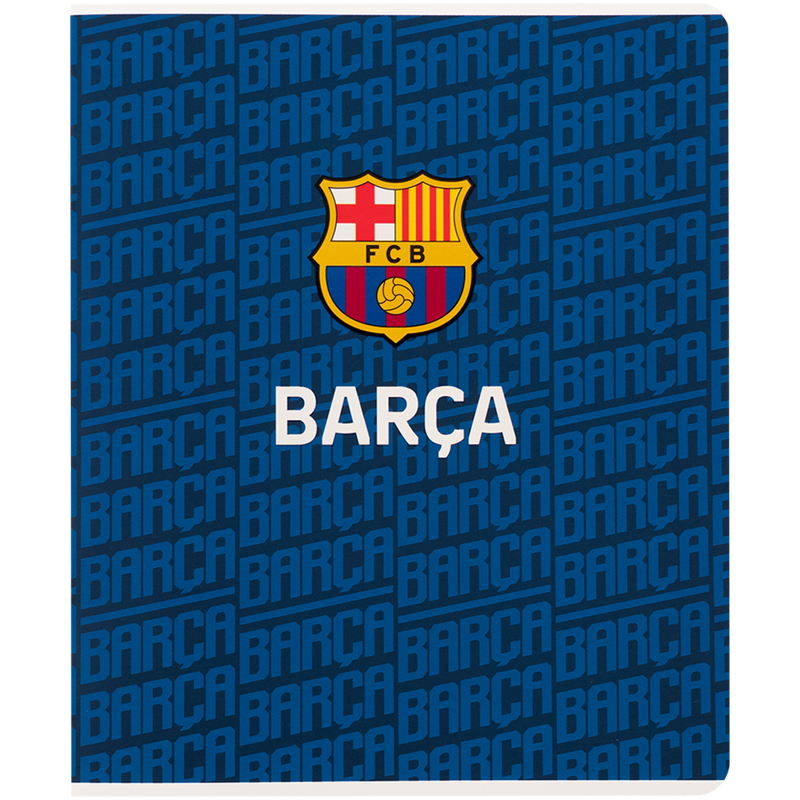 Тетрадь 24 лист., кл., софт тач + УФ лак, FC Barcelona (BC25-238) Kite - фото 5