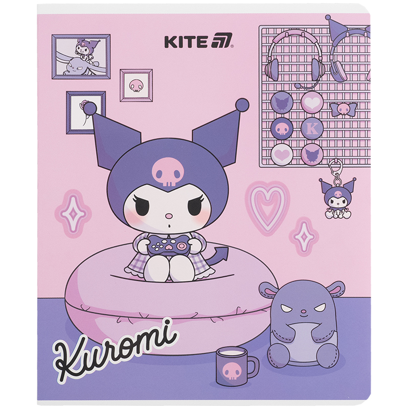 Зошит 24 арк., кл., софт тач + УФ лак, Hello Kitty (HK25-238) Kite - фото 6