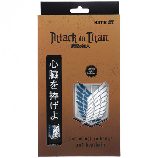 Набор бейдж на липучке и подвеска, 2 шт., 3010 Attack on Titan Kite - фото 1