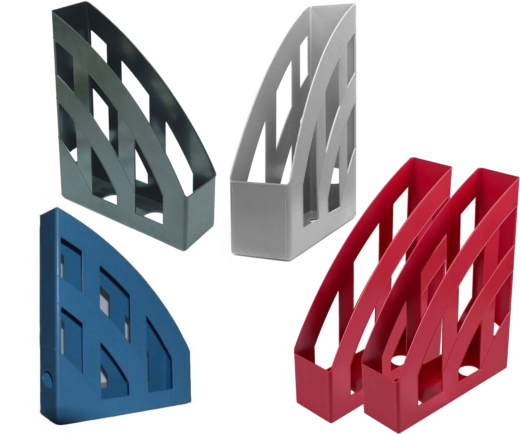 Лоток вертикальный ЛВ-01, темно-красн. КиП - фото 1