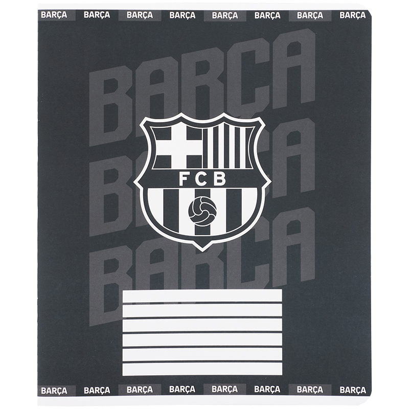 Тетрадь 12 лист., кл., софт тач + УФ лак, FC Barcelona (BC25-232) Kite - фото 5