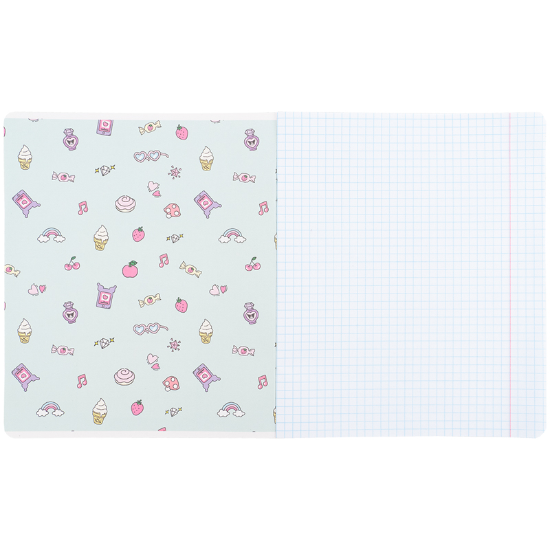 Зошит 12 арк., кл., софт тач + УФ лак, Hello Kitty-4 (HK25-232-4) Kite - фото 8