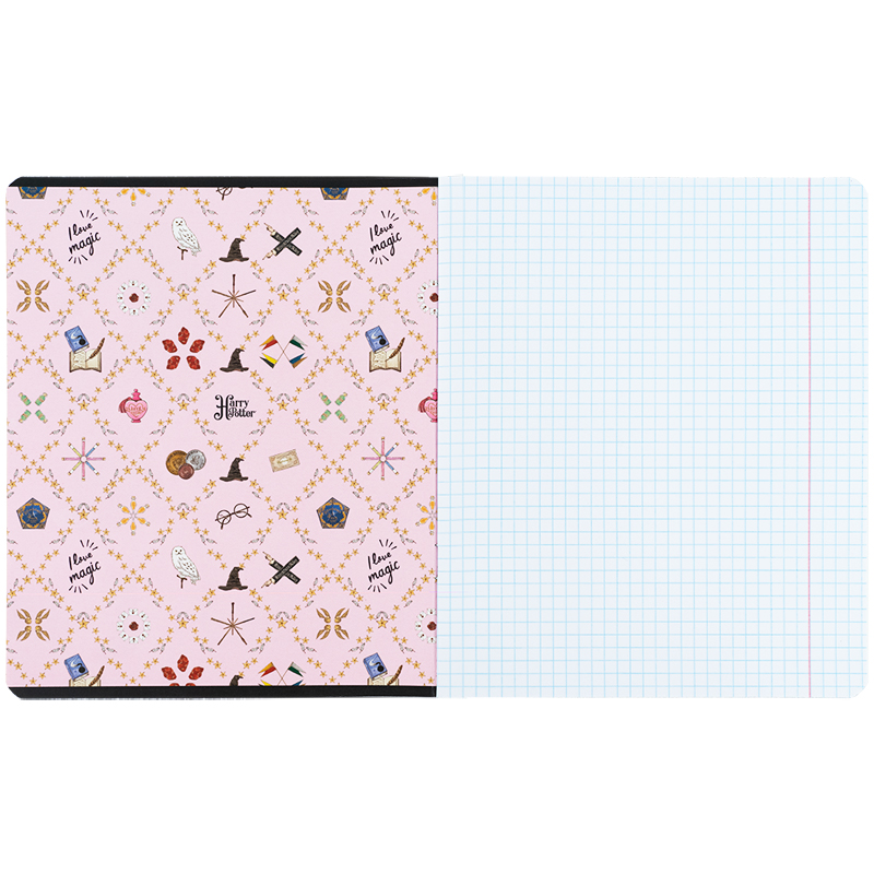 Тетрадь 12 лист., кл., софт тач + УФ лак, Harry Potter-2 (HP25-232-2) Kite - фото 4