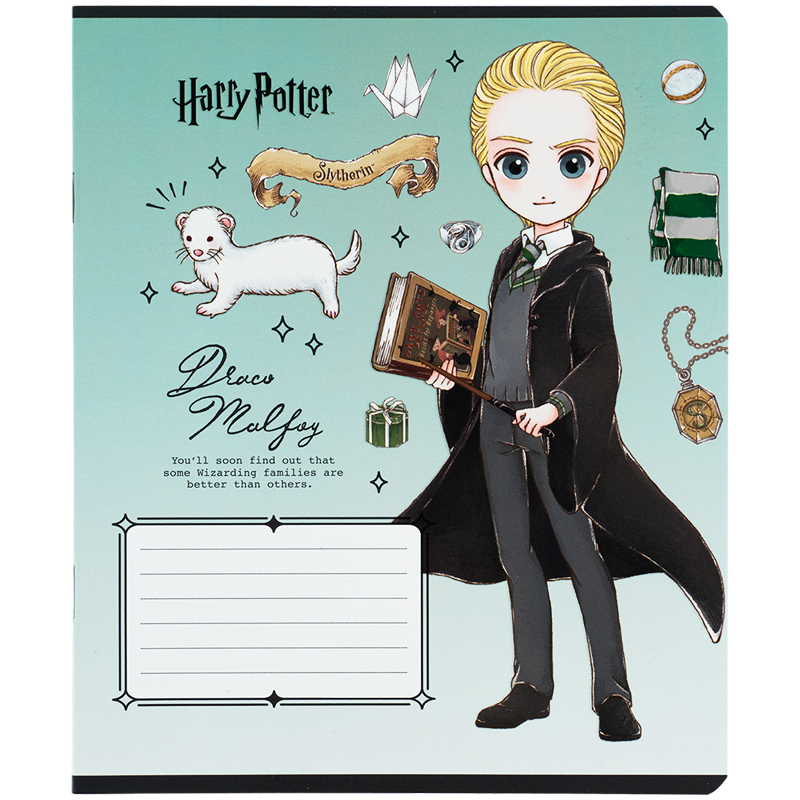 Тетрадь 12 лист., кл., софт тач + УФ лак, Harry Potter-2 (HP25-232-2) Kite - фото 6