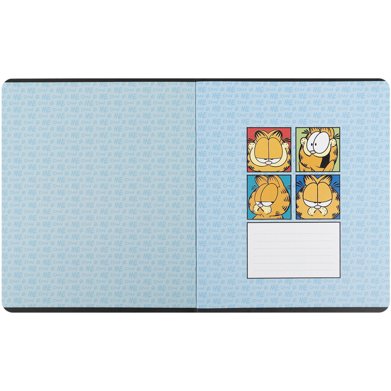 Тетрадь 24 лист., кл., УФ лак объёмный + софт тач, Garfield (GF25-238) Kite - фото 3