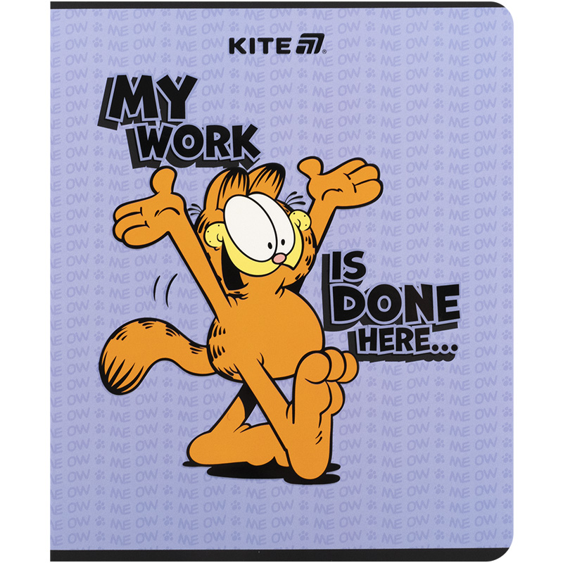 Тетрадь 24 лист., кл., УФ лак объёмный + софт тач, Garfield (GF25-238) Kite - фото 6