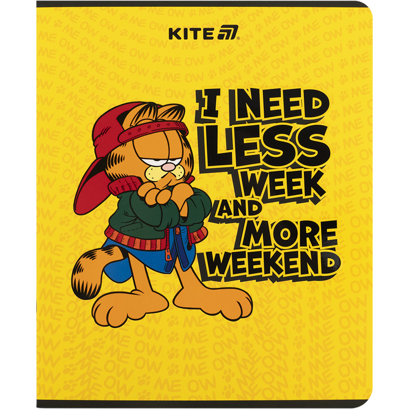 Тетрадь 24 лист., кл., УФ лак объёмный + софт тач, Garfield (GF25-238) Kite - фото 14