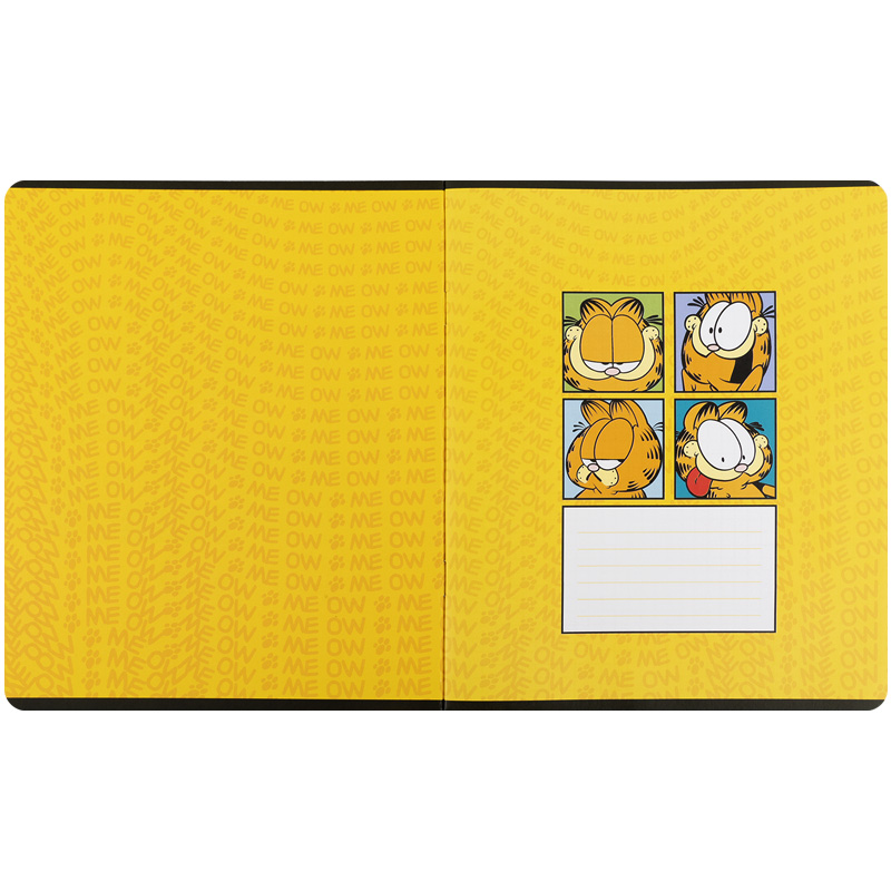 Тетрадь 24 лист., кл., УФ лак объёмный + софт тач, Garfield (GF25-238) Kite - фото 15