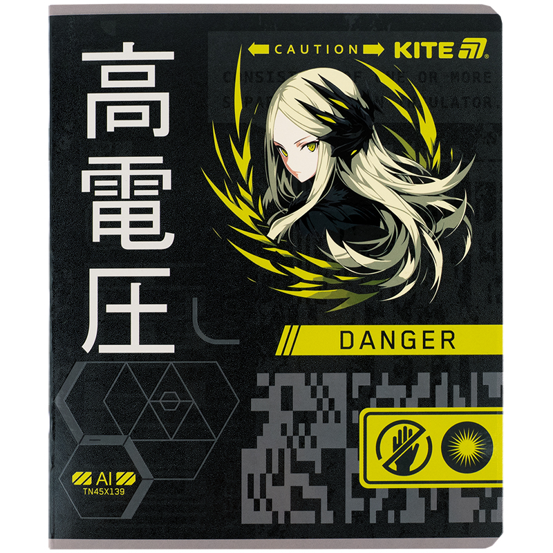 Тетрадь 24 лист., лин., гибр. лак + УФ лак, Kite Anime (K25-239) Kite - фото 3