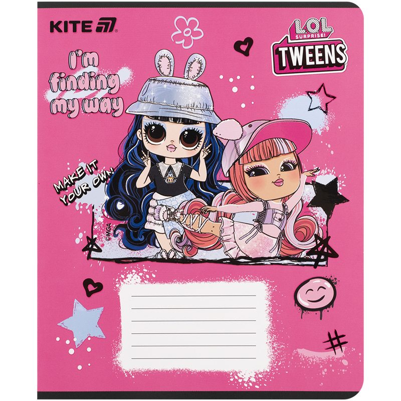 Тетрадь 12 лист., кл., софт тач + УФ лак, LO (LO25-232) Kite - фото 6