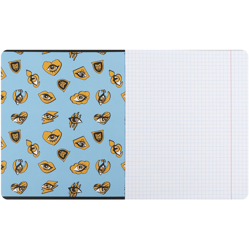 Тетрадь 12 лист., кл., софт тач + УФ лак, Monster High (MH25-232) Kite - фото 10