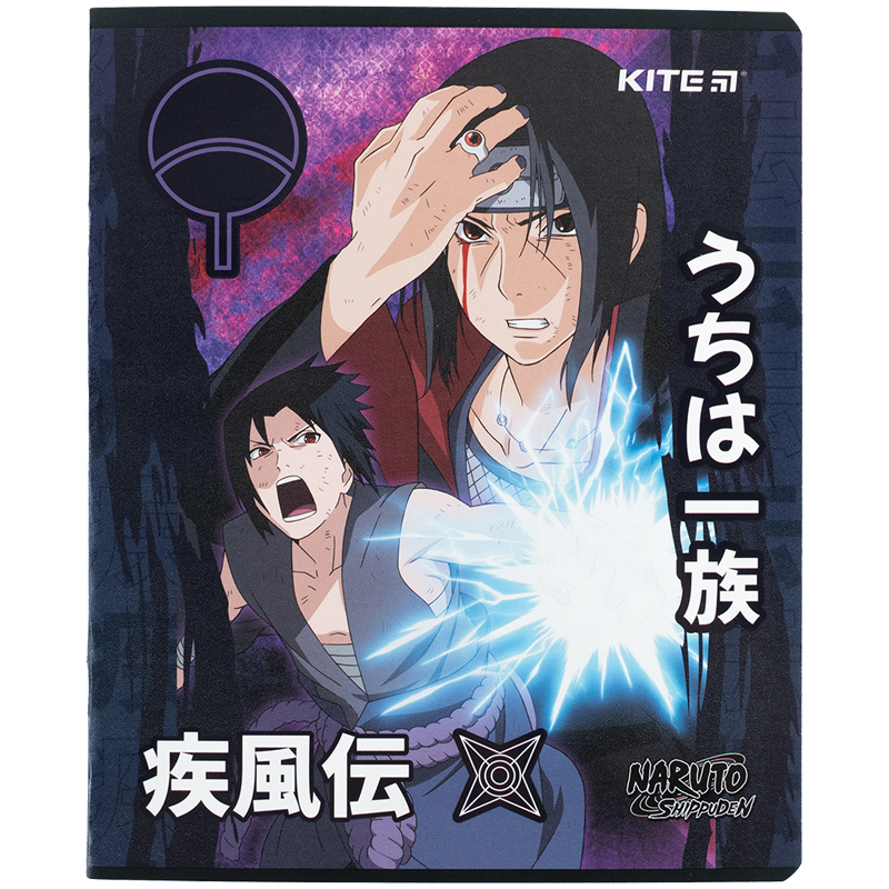 Тетрадь 24 лист.,лин., гибр. лак + УФ лак, Naruto Shippuden (NR24-239) Kite - фото 5