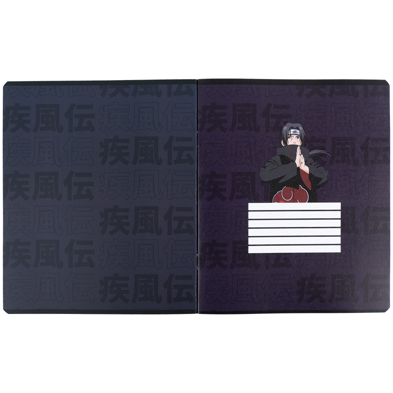 Тетрадь 24 лист.,лин., гибр. лак + УФ лак, Naruto Shippuden (NR24-239) Kite - фото 6