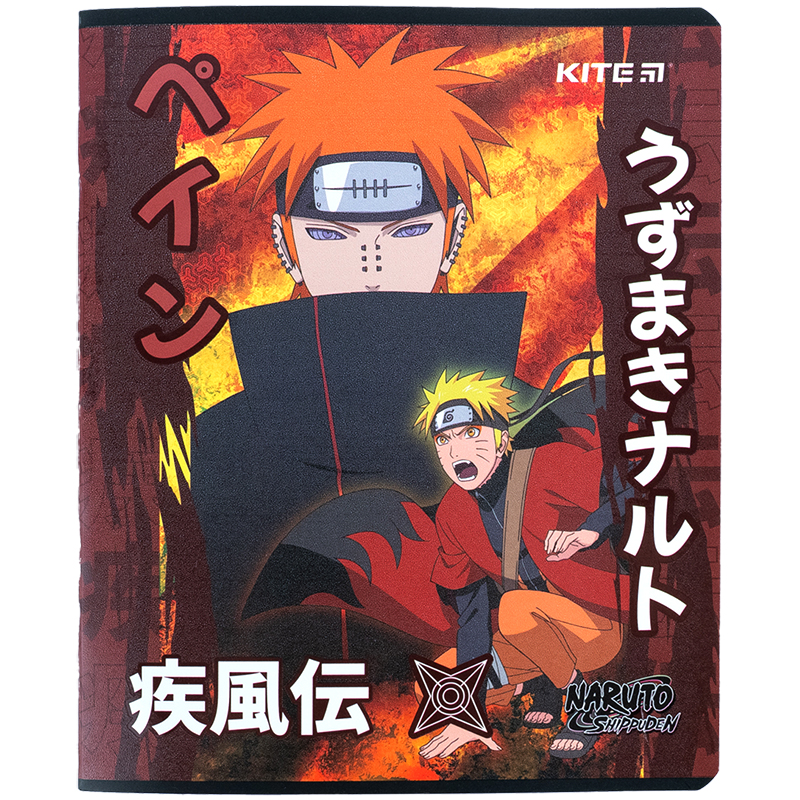 Тетрадь 24 лист.,лин., гибр. лак + УФ лак, Naruto Shippuden (NR24-239) Kite - фото 9
