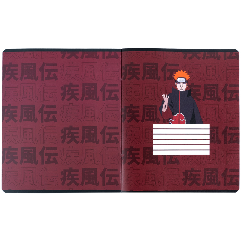 Тетрадь 24 лист.,лин., гибр. лак + УФ лак, Naruto Shippuden (NR24-239) Kite - фото 10