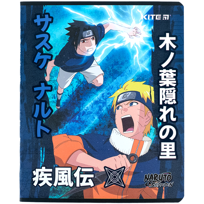 Тетрадь 24 лист.,лин., гибр. лак + УФ лак, Naruto Shippuden (NR24-239) Kite - фото 13