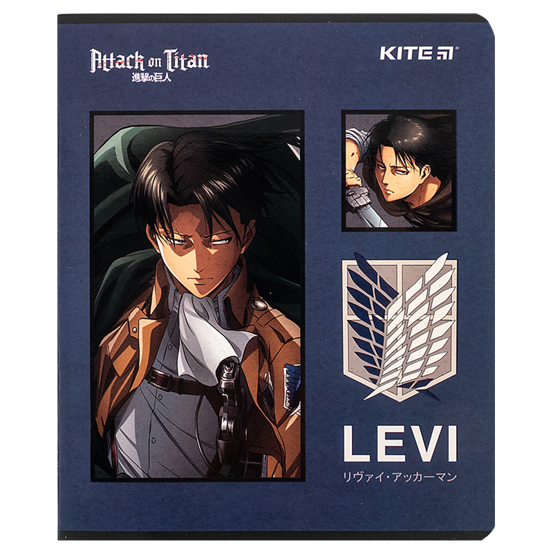 Зошит 24 арк., лін., софт тач + УФ лак, Attack on Titan (AT24-239) Kite - фото 8