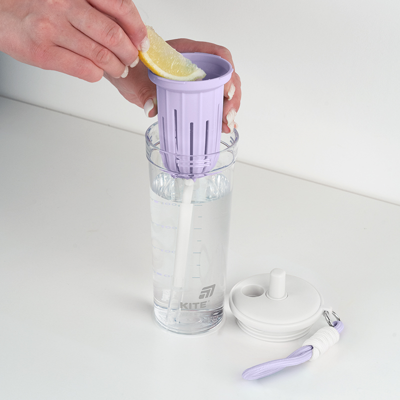 Стакан для воды, 650 мл, бело-лиловый Kite - фото 2