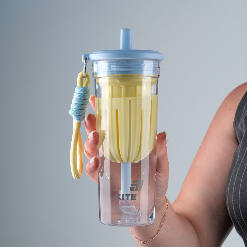 Стакан для води, 650 мл, жовто-блакитний Kite - фото 1