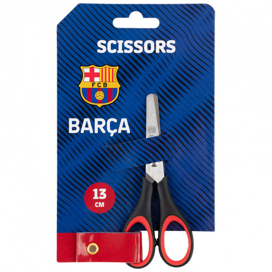 Ножиці  дитячі з гум. вставками, 13см FC Barcelona Kite - фото 1