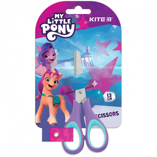 Ножницы детские с рез. вставками, 13см Little Pony Kite - фото 1