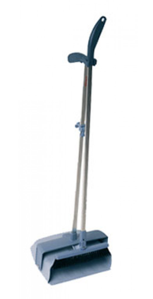 Совок для мусора с крышкой и длинной алюминиевой ручкой (512361) Vileda Professional - фото 1