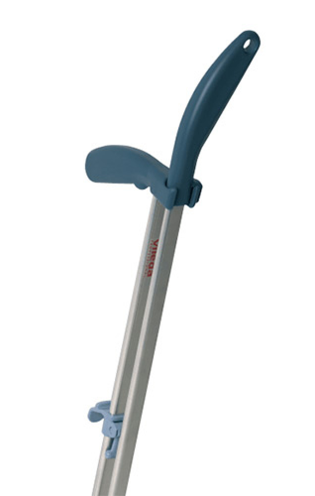 Совок для мусора с крышкой и длинной алюминиевой ручкой (512361) Vileda Professional - фото 4