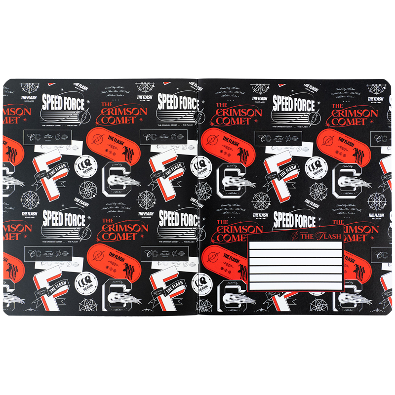 Тетрадь 48 лист., кл., гибр. лак + УФ лак, DC Comics (DC24-259) Kite - фото 11