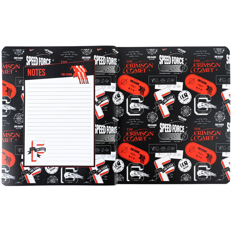 Тетрадь 48 лист., кл., гибр. лак + УФ лак, DC Comics (DC24-259) Kite - фото 12