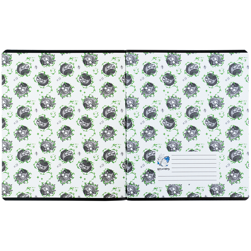 Тетрадь 48 лист., кл., гибр. лак + УФ лак, Rick & Morty (RM24-259) Kite - фото 4