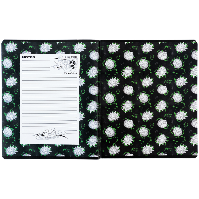 Тетрадь 48 лист., кл., гибр. лак + УФ лак, Rick & Morty (RM24-259) Kite - фото 9