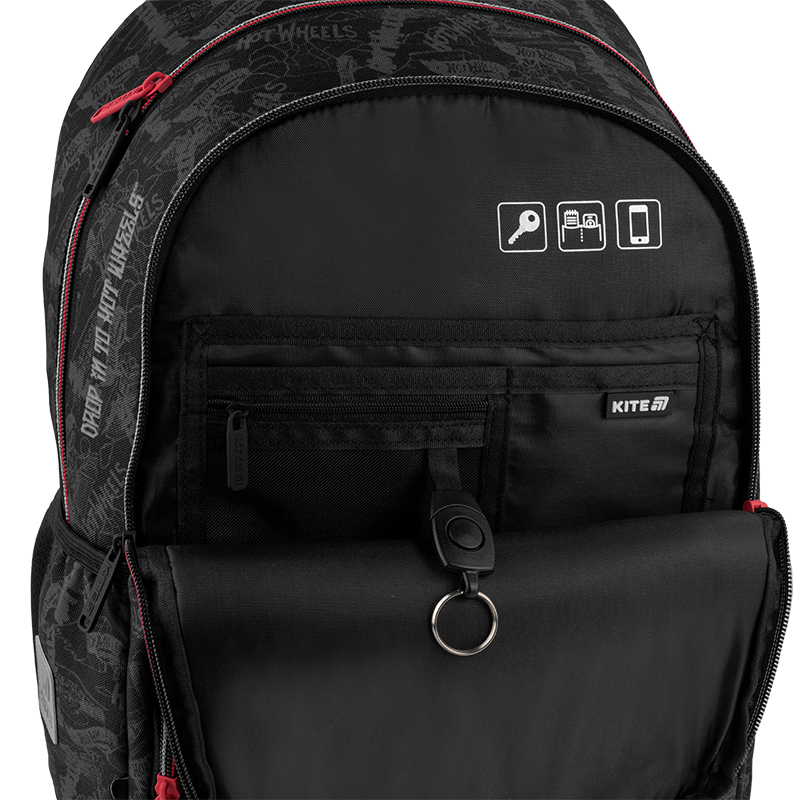 Рюкзак Kite Education 585 Hot Wheels Kite - фото 6