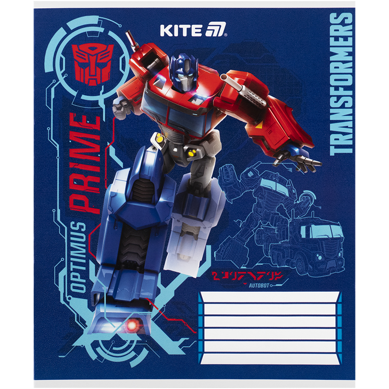 Зошит 12 арк., кос., гібр. лак + УФ лак, Transformers (TF25-235) Kite - фото 4