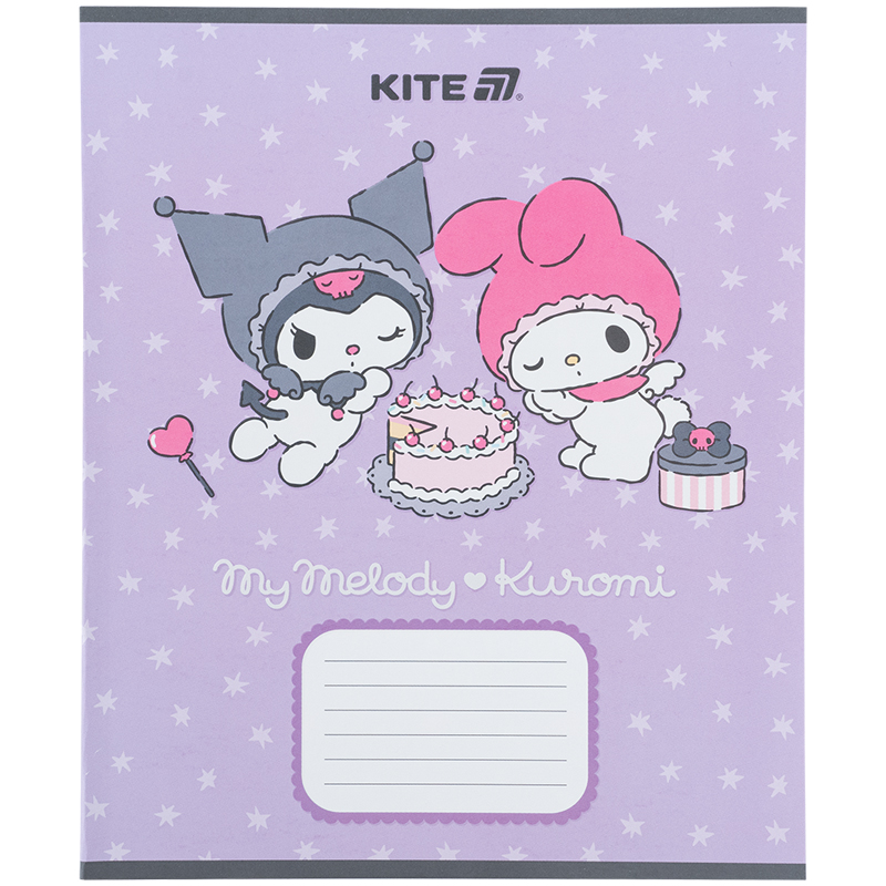 Зошит 12 арк., кос., софт тач + УФ лак, Hello Kitty-2 (HK25-235-2) Kite - фото 8