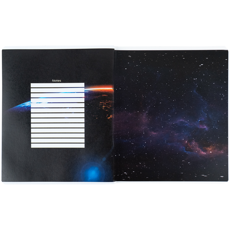 Зошит 48 арк., кл., софт тач + УФ лак, NASA (NS24-259) Kite - фото 2