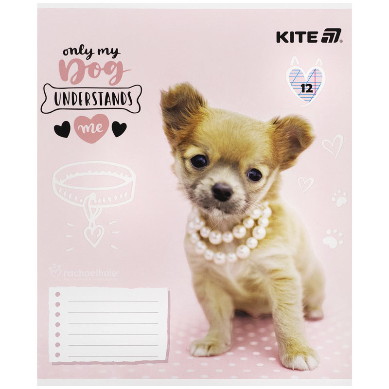 Тетрадь 12 лист., кос., софт тач + УФ лак, RH (R25-235) Kite - фото 3