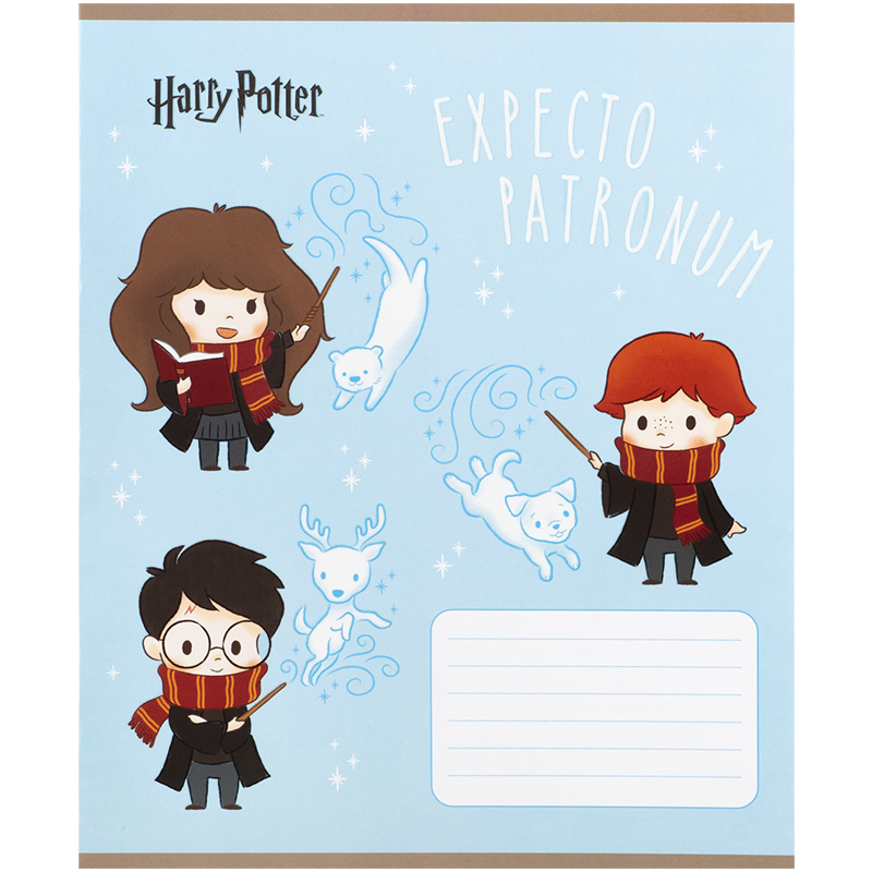 Зошит 12 арк., кос., УФ лак об'ємний, Harry Potter (HP25-235) Kite - фото 4