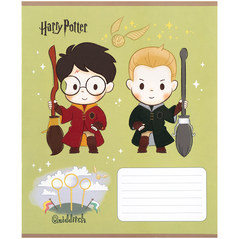 Зошит 12 арк., кос., УФ лак об'ємний, Harry Potter (HP25-235) Kite - фото 6